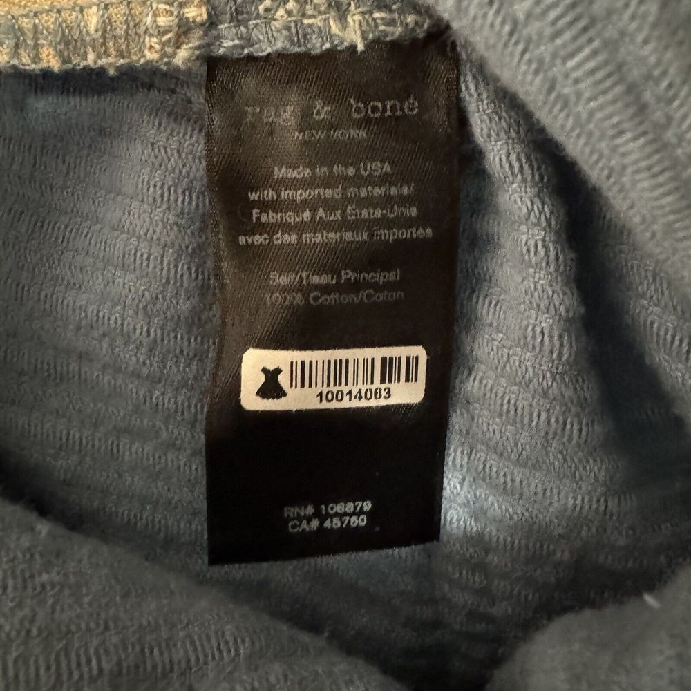 Rag & Bone Riviera High Waist Ankle Straight Corduroy Jeans Size 24 Baby blue - Picture 14 of 15